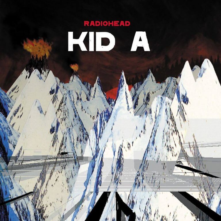 Album artwork of 'Kid A' by Radiohead