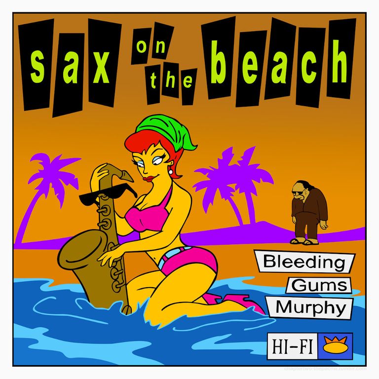 Album artwork of 'Sax on the Beach' by Bleeding Gums Murphy